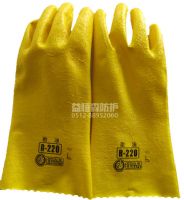 苏州劳保用品 E-LHR220 100%棉里衬 耐溶剂手套