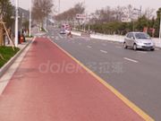 彩色路面、公交车专用道、自行车专用道、城市绿道