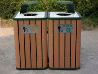 供应多种塑木环卫垃圾桶 垃圾箱