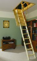 实木折叠楼梯